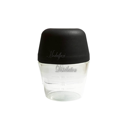 Shaker Graduato per Tinta, Multiuso, Capacità 200ml, Trasparente con Coperchio