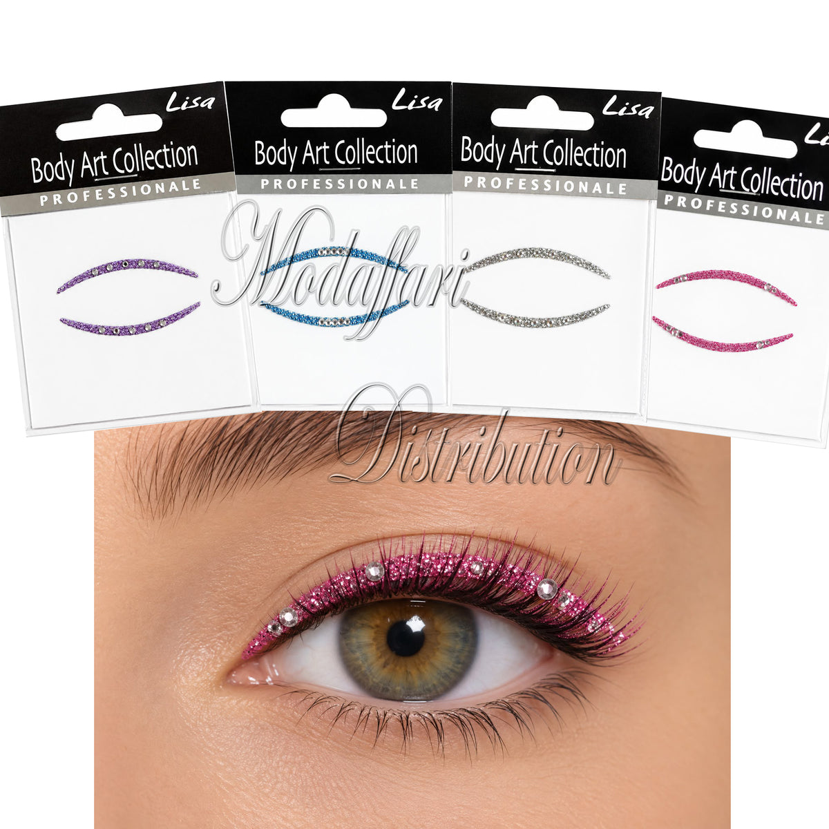 Strass Adesivi per Ciglia  Body Art Collection