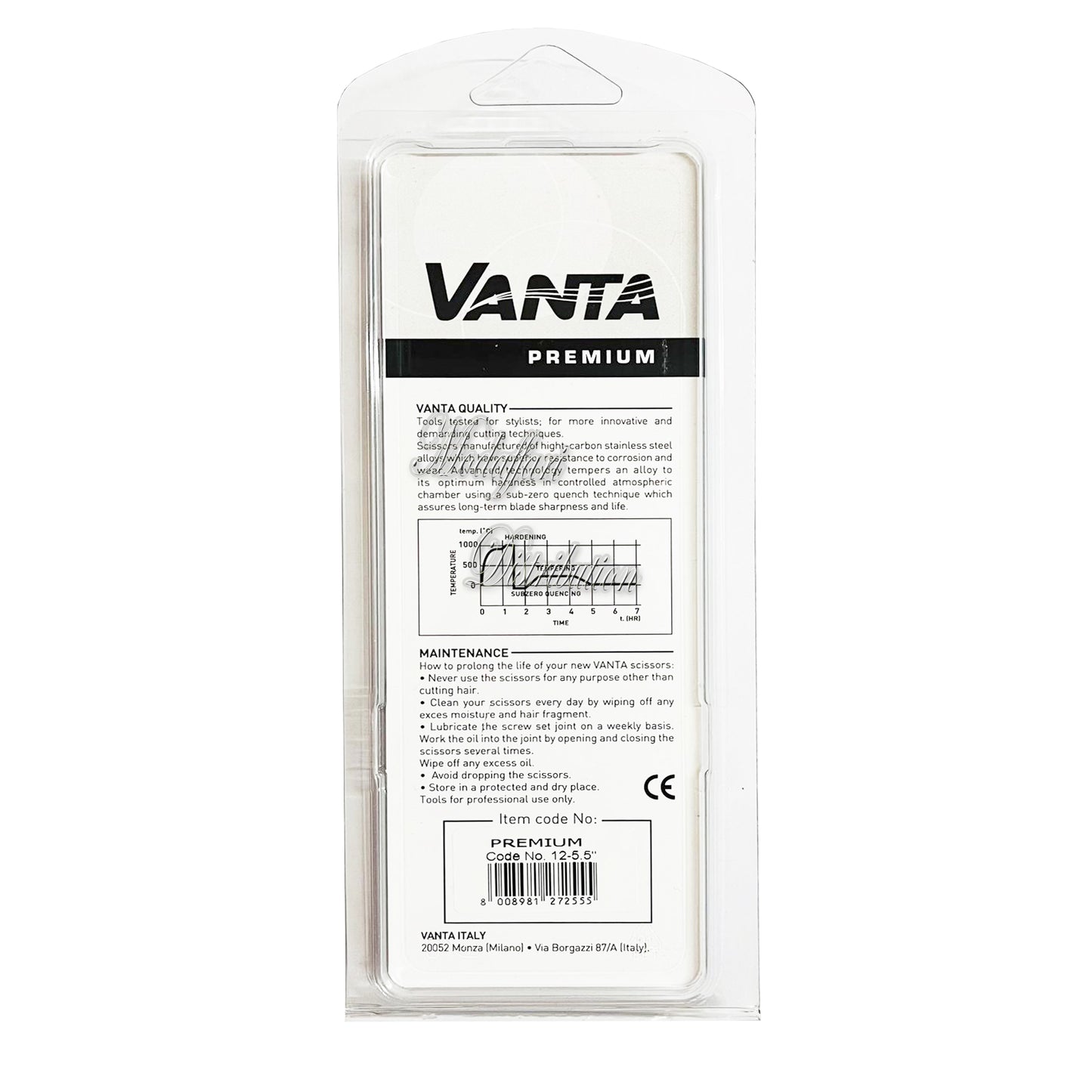Forbice Sfoltitrice Professionale Parrucchieri Lama Da 5.5'' Vanta