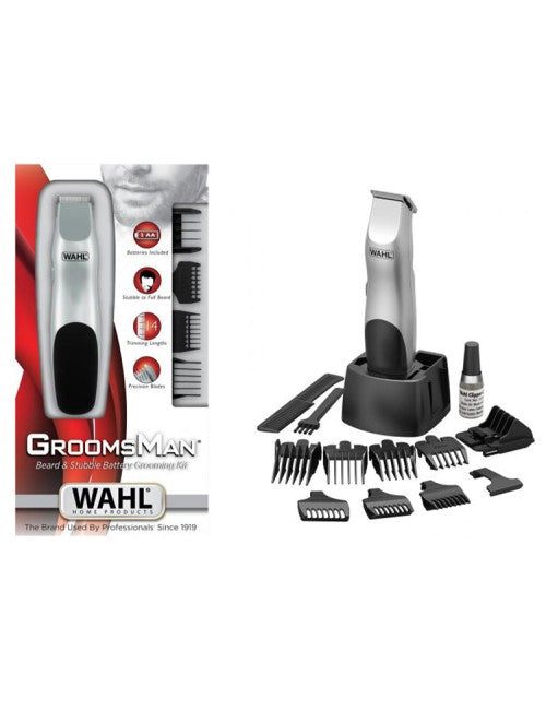 Regolabarba a batterie Wahl Grooms Man Con Kit